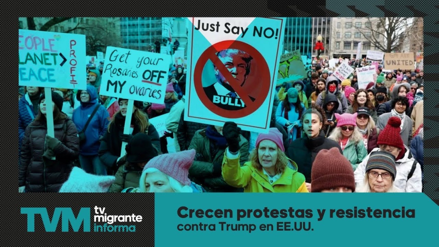 Crecen protestas y resistencia contra Trump en EE.UU.